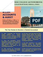 The Two Routes to Becoming a Chartered Accountant Through B.Com Accounts & Audit Program