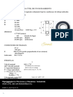 vida útil de un rodamiento