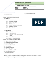 PET SIC 01.22 Inspección de Equipos