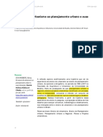 Do Ensino Do Urbanismo Ao Planejamento Urbano e Suas Interações