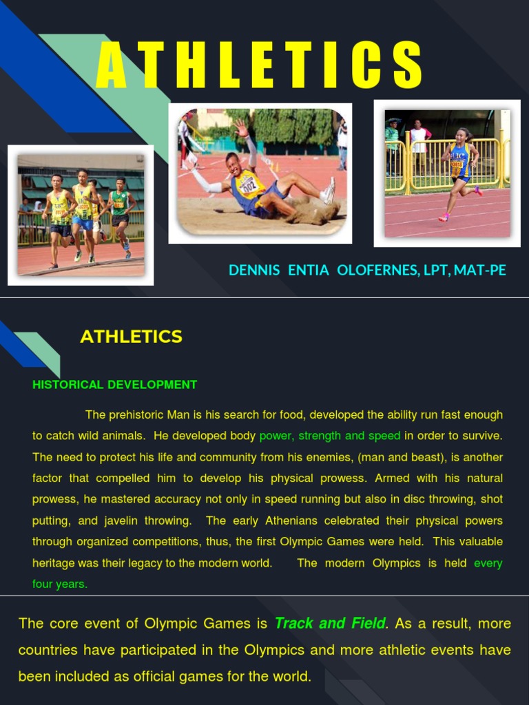 2a. Athletics 1 | PDF | Track And Field | Summer Olympic Games