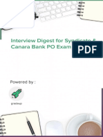 INTERVIEW DIGEST BANK EXAMS (WWW - AIMBANKER.com)