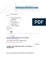 El Delito de Fraude Informático - Concepto y Delimitación