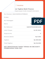 Invoice: Struk Pembayaran Tagihan Multi Finance