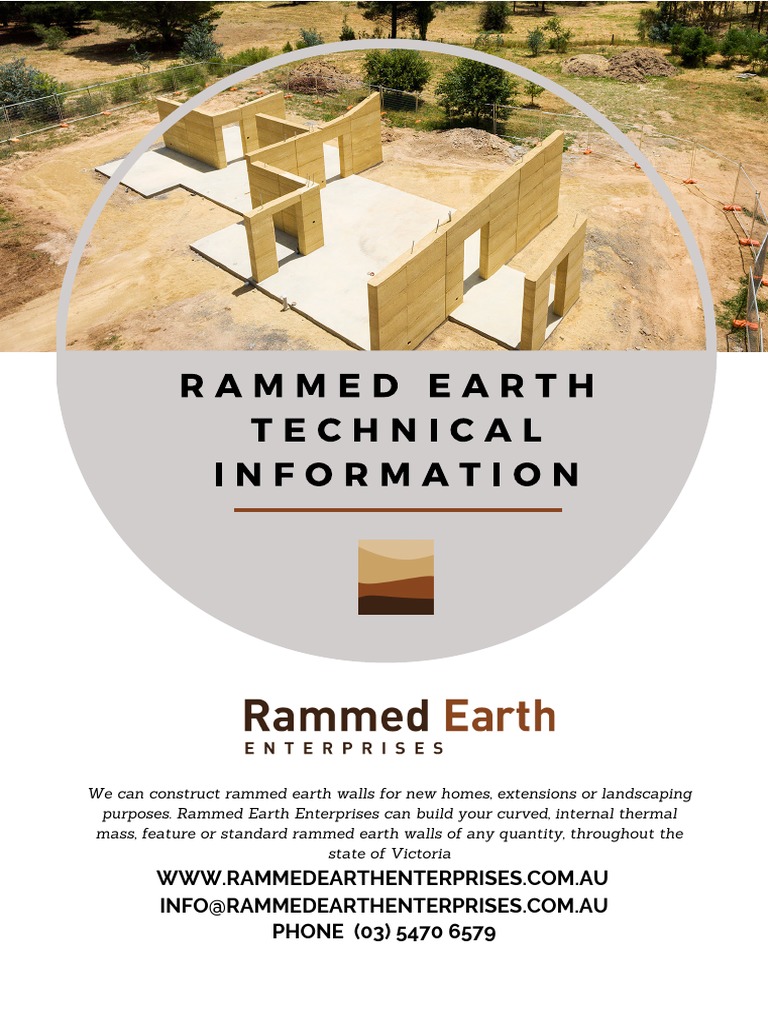 Rammed Earth Technical Data 1 | PDF | Wall | Plumbing