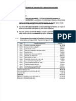 Sustento de Adicional U Deductivo de Obra