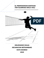 Proposal Permohonan Bantuan Peralatan Olahraga Bola Voli