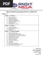 Module 3 InterfacePakagesException