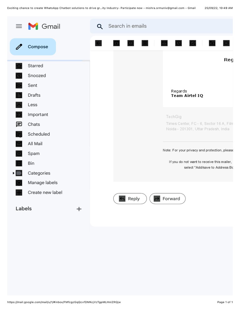Search in Emails: Compose | PDF