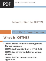 Introduction To XHTML