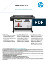 Impresora HP Designjet T650 de 36 Pulgadas