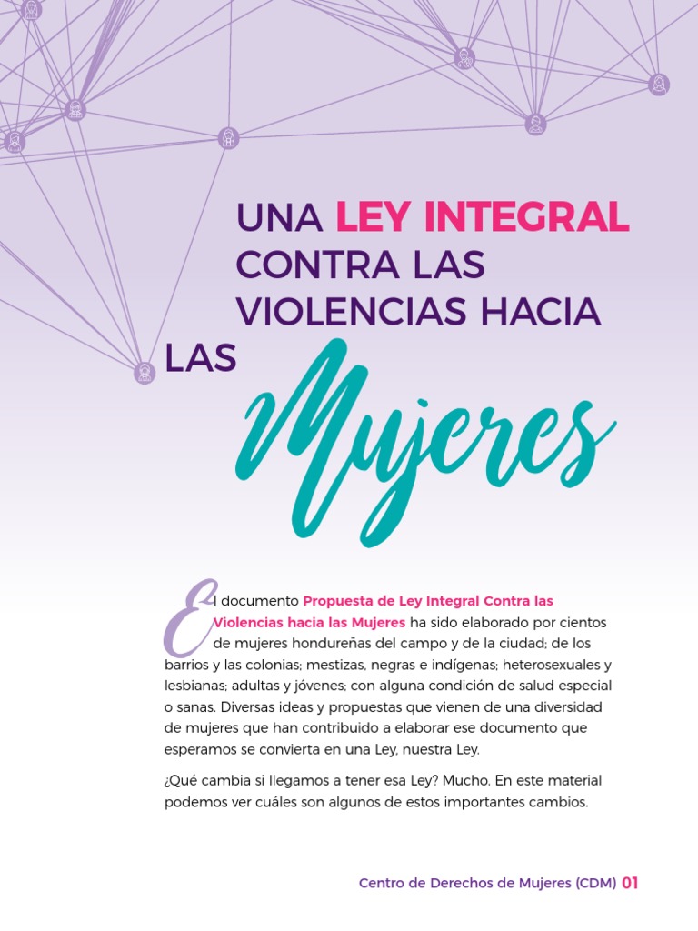 Ley Integral Contra Violencias a Mujeres | PDF | La violencia contra ...