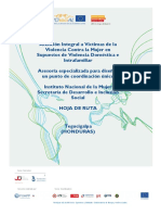 Hoja de Ruta Implementacion Del Protocolo Instituto Nacional de La Mujer Honduras