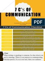 7 C's Communication Essentials