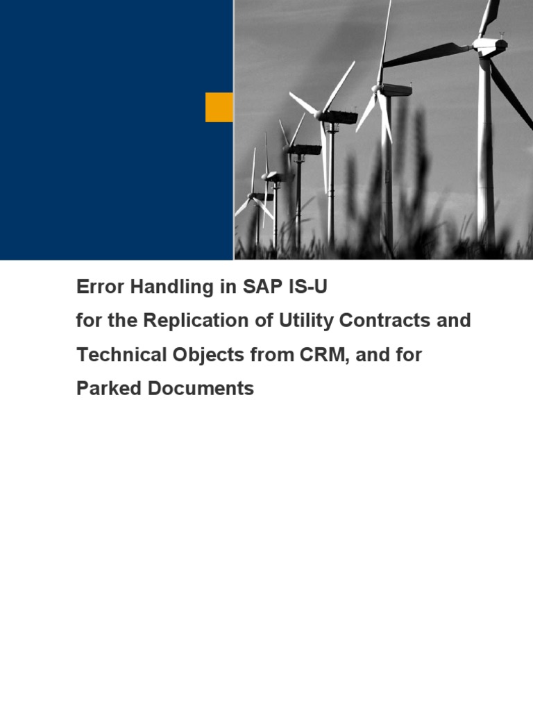 Error Handling Is U CRM e | PDF | Replication (Computing) | Customer ...