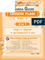Namma Kalvi 1st Standard Lesson Plan Ganga Term 2 EM