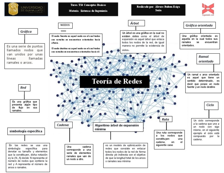 Teoría de Redes: Árbol Gráfica Gráfica Orientada | PDF | Programación ...