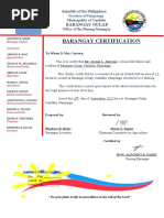 Certification Da Fe Suba