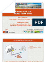 Materi PKKR Kd. 3.13 Mendiagnosa Kerusakan Sistem Stater