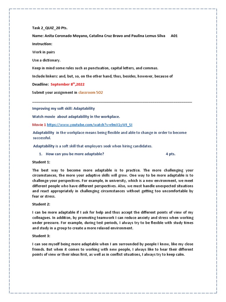 Task2 Quiz PDF Behavior Modification Cognitive Science