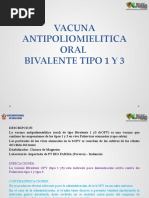 Vacuna BOPV: Prevención de Poliomielitis | PDF