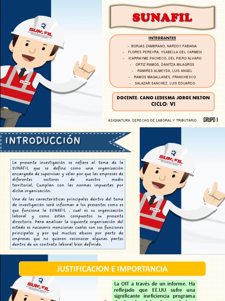 Funciones de SUNAFIL en Derechos Laborales | PDF | Derecho laboral ...
