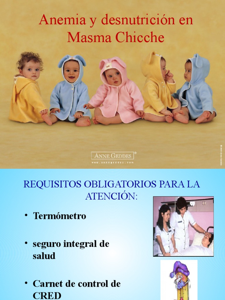 MASMA CHICCHE Desnutricion Cronica | PDF | Anemia | Fisiología