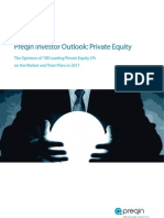 Preqin Private Equity Investor Survey Q1 2011x