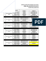 Jadwal PTS & Pengawas  PTS Ganjil 2022-2023
