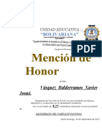 Diplomas MENCION DE HONOR-AYUDADOCENTE