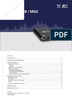 MGB MGO User Guide