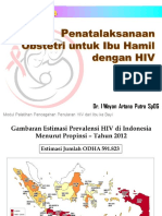 Penatalaksanaan Obstetri Untuk Ibu Hamil Dengan Hiv