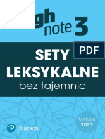 Sety Leksykalne - High Note 3