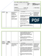 Weekly Home Learning Plan in Grade 4 Q1 W1