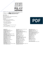 Contacts Information - International Journal of Electronics and Communications