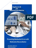 Article Preventing Medication Errors With Medication Reconciliation A Review Article