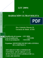 Ley 20096 y Radiación Ultravioleta