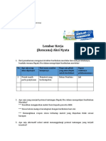 Lembar Kerja Rencana Aksi Nyata