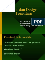 Jenis Dan Design Penelitian