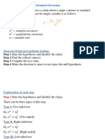 Chi Test For Variance