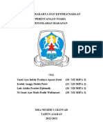 PERENCANAAN USAHA PENGOLAHAN MAKANAN