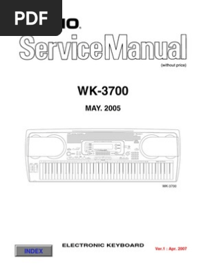 WK3700 | PDF | Synthesizer | Pitch (Music)