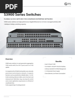 s3900 r Series Switches Datasheet 2021.10.11