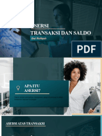 (TUGAS) Asersi Transaksi Dan Saldo