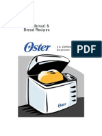 Oster 2lb Express Bake Bread Maker Manual & Recipes