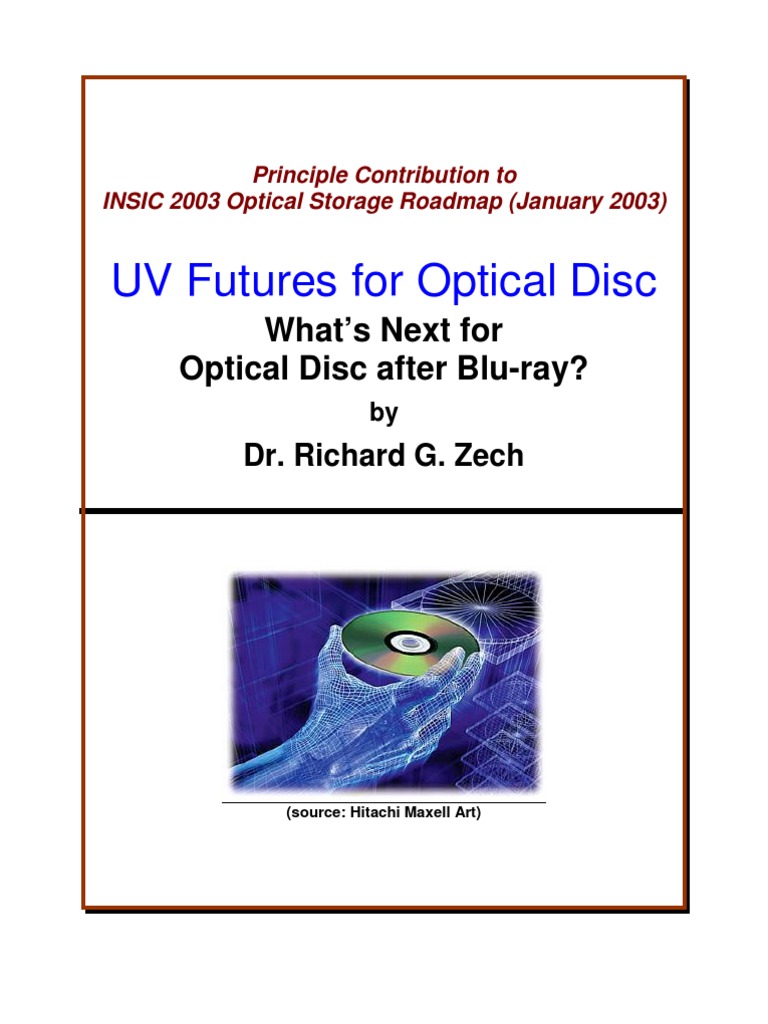 UV Optical Disc Forecast X RGZ (Rev 04) | PDF | Blu Ray | Ultraviolet