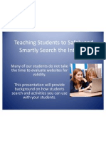 Teaching Students To Safely and Smartly Search The