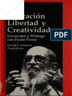 Educacion Libertad y Creatividad Encuentro y Dialogo Con Paulo Freire (Daniel S. Schipani, Paulo Freire)