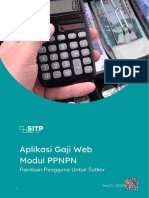 Panduan Juknis Aplikasi Gaji Web Modul PPNPN Satker