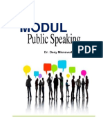 1 Modul Public Speaking Fakultas Ilmu Komunikasi Prodi Ilmu Komunikasi 2019-2020 Genap Binadarma